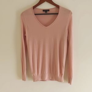 Pink V-Neck Sweater